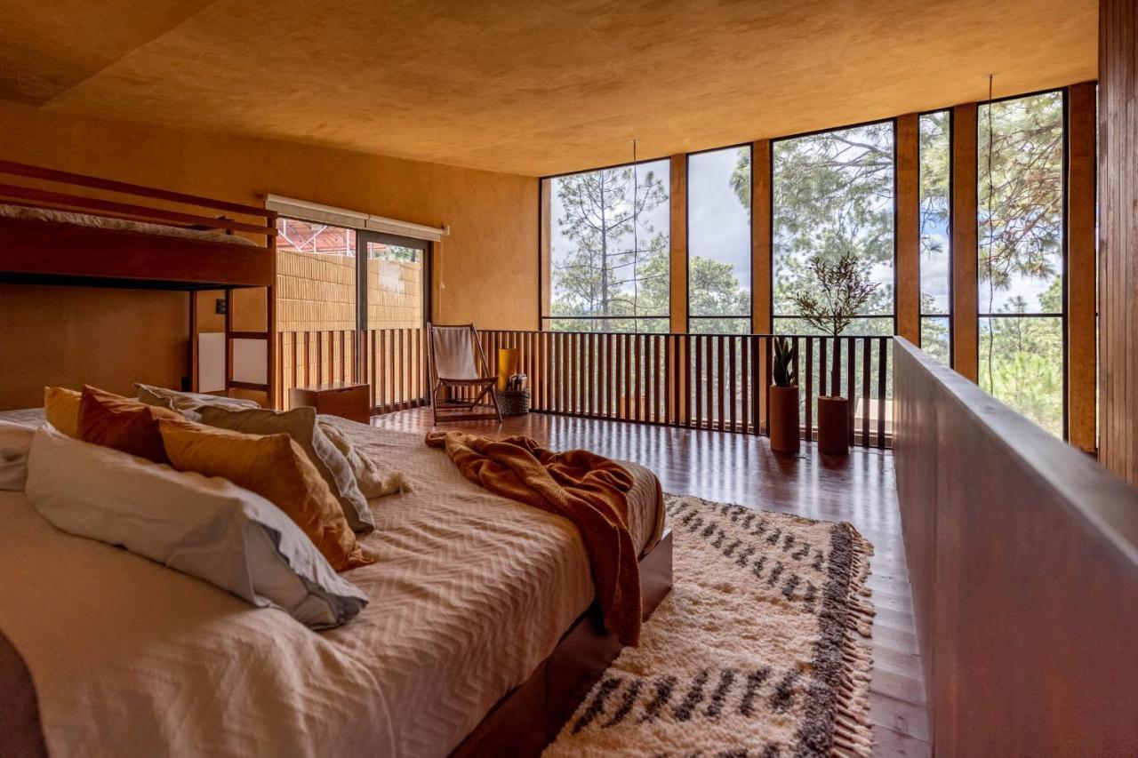 Cabana Lujo Con Alberca Climatizada Vistas Al Bosque De Mazamitla Exterior foto