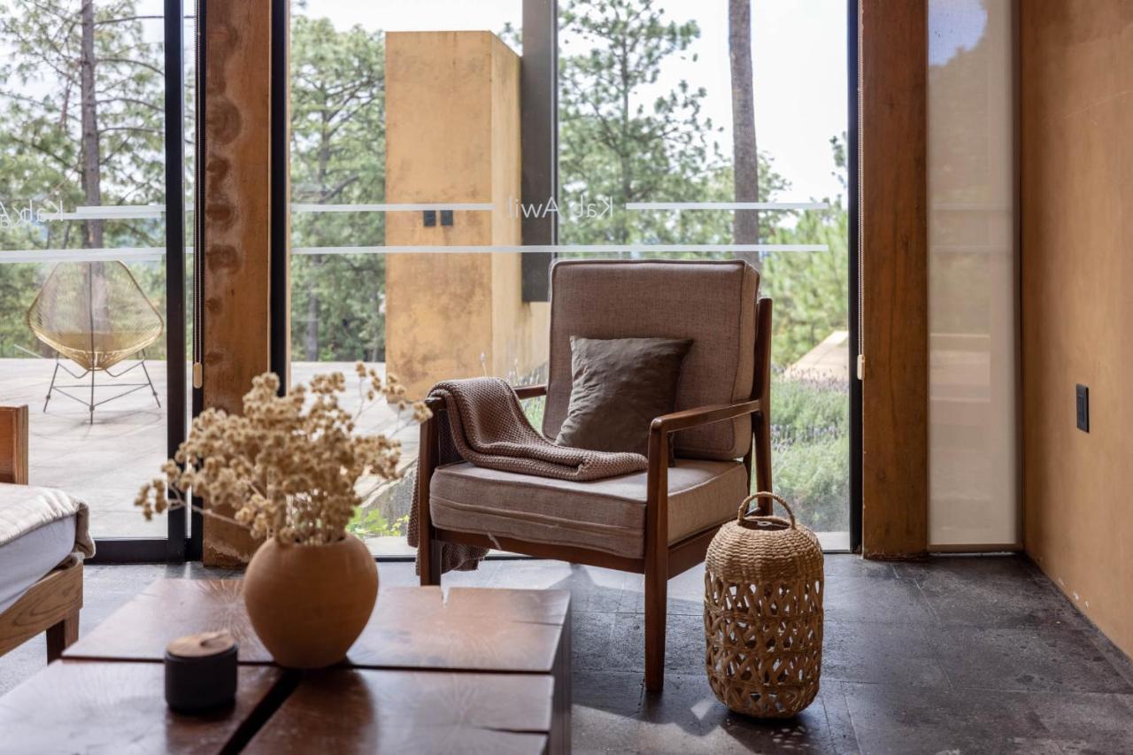 Cabana Lujo Con Alberca Climatizada Vistas Al Bosque De Mazamitla Exterior foto